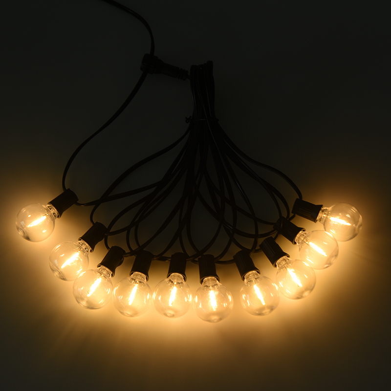 G40 Clip-on E12 Spiral calidum album String Luminum