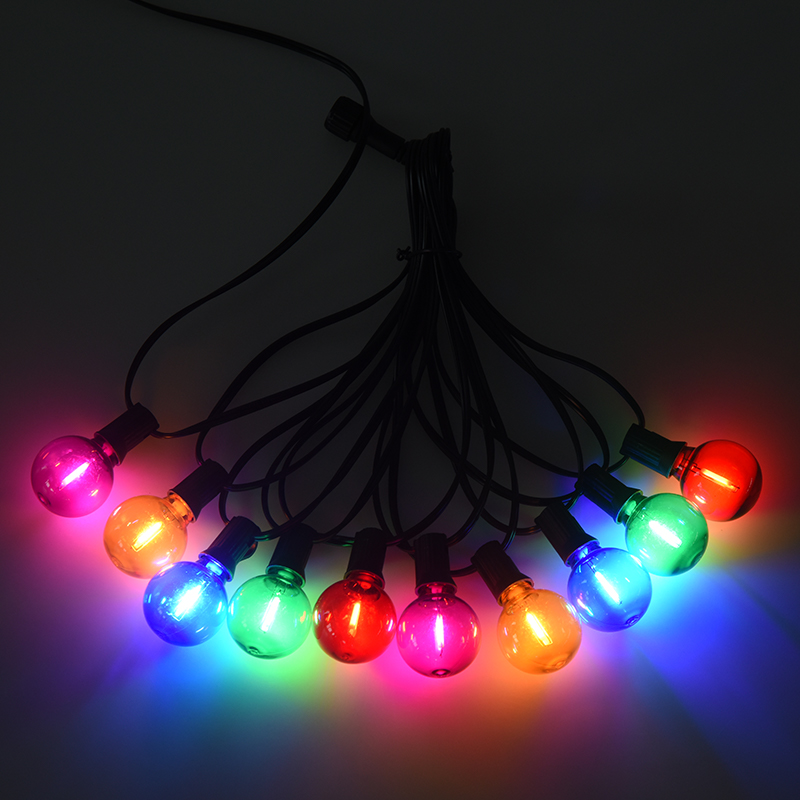G40 Clip-on E12 Spiral Coloratum Decorative String Lumina