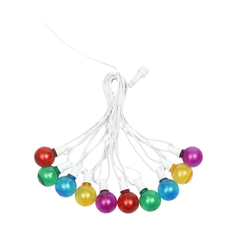 G40 Clip-on E12 Spiral Coloratum Decorative Gloria Luminum (White style)