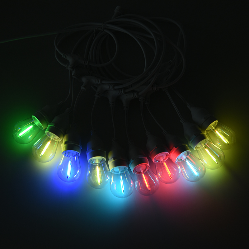 S14 filum pendens filum lampshade color lucis E27 spiralis pellucidus