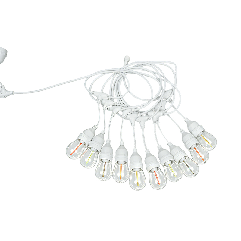 S14 Tentorium String E27 Spiral RGBY Meteor lux String