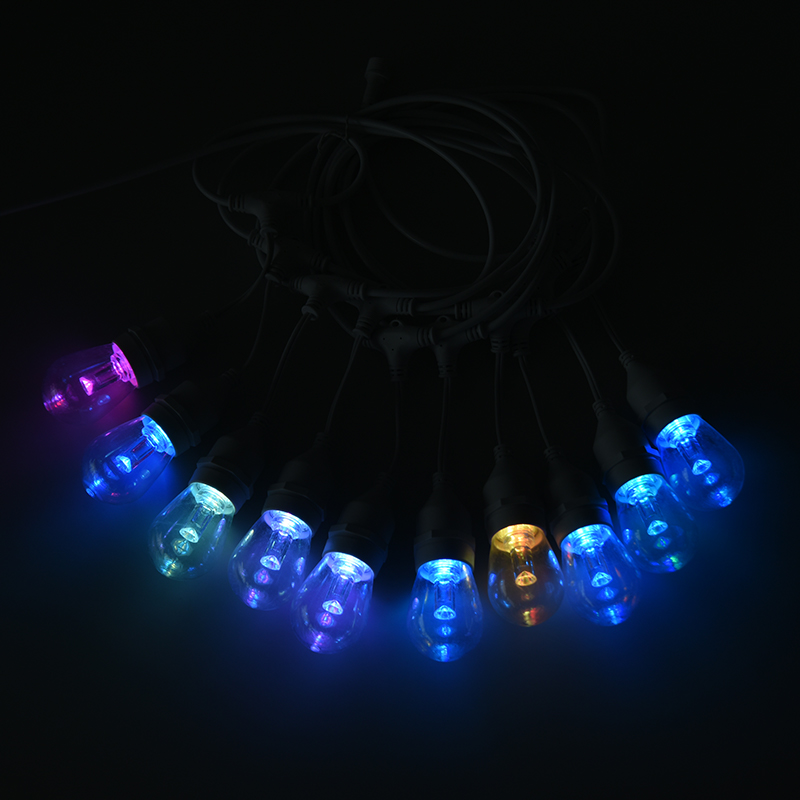 S14 pixel-gradu controllable RGB calidae chordae luminaria alba