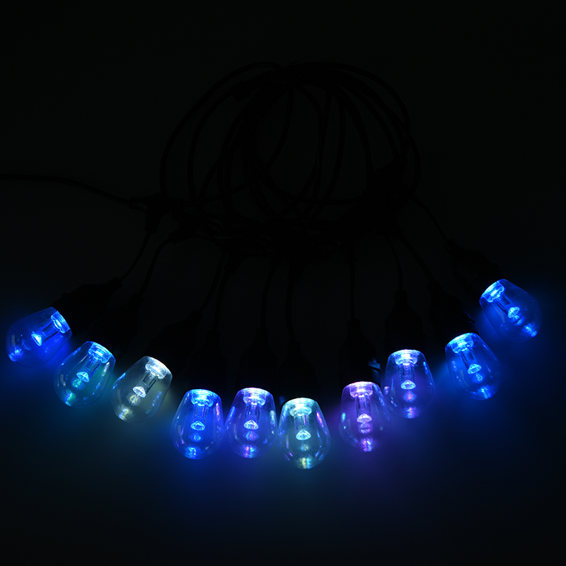 S14 pixel-gradu controllable RGB calidae chordae luminaria alba