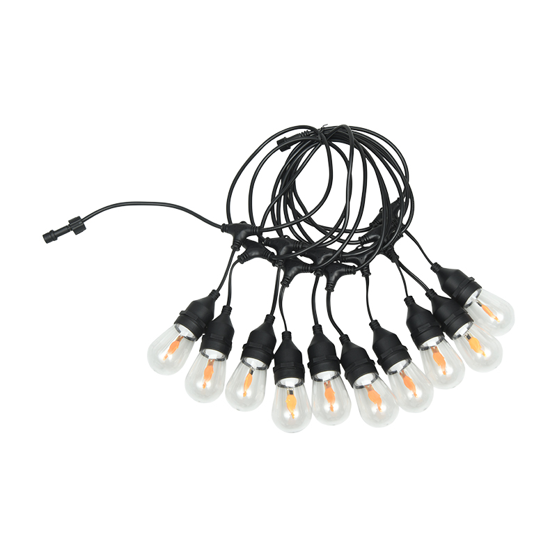 S14 Pendant Type E27 Spiral Warm White String Lights 3.5V Low Voltage Safety Model