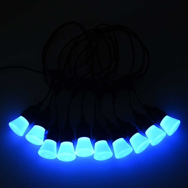C45 Tentorium Type E27 Spiral RGB Synchronised Micans Stabat Luminum