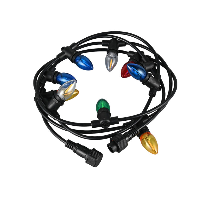 C7 bulbus superficies lenis E12 cochlea basi colorata 0.5W chorda levis integrata
