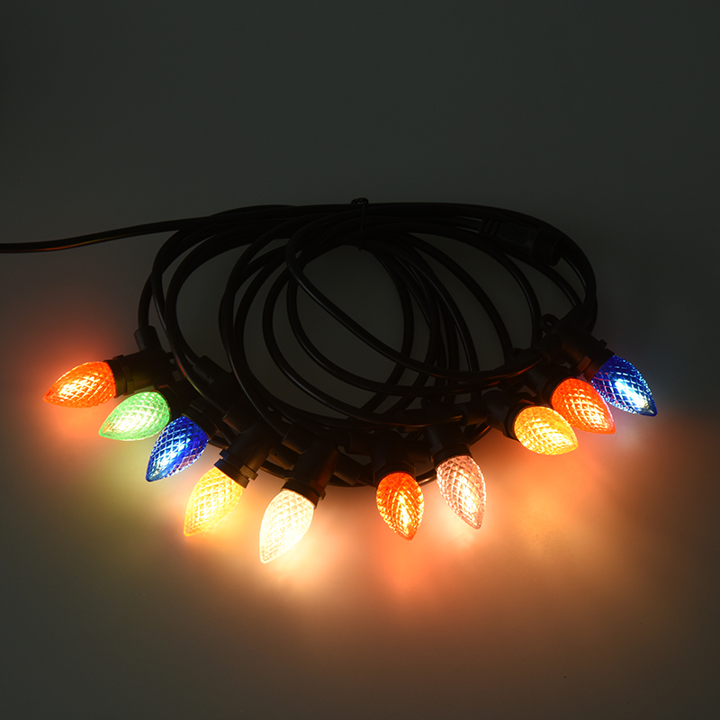 C7 fragum lux E12 cochlea basi colorata 0.5W chorda levis integrata